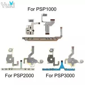 YuXi 교체 PSP 1000 2000 3000 왼쪽 오른쪽 버튼 기능 시작 홈 볼륨 PCB 키패드 L R 플렉스 케이블 수리