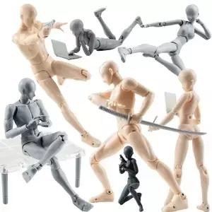 아티스트 Manikin 액션 그림 그리기 모델 스케치 인간 마네킹 바디 Kun 인형 남성