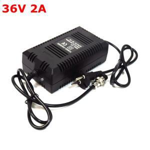 36V 2A 전기차 충전기 스마트 납산 배터리 GX12 12mm 커넥터 EU 플러그 10AH 12AH 14AH 20AH AGM 젤