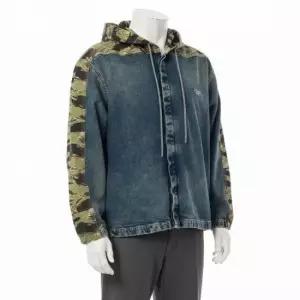 디젤 MUST IT_ 25FW 카모플라주 데님 자켓 청자켓 A18285 0CMBY E2531