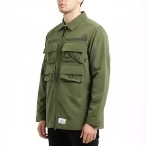 알파인더스트리 MUST IT_ NYLON CARGO SHIRT JACKET MJN53000C1 OG-107 GREEN) 나일론 카고 셔츠 자켓)