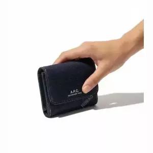 A.P.C MUST IT_아페쎄 Denim Standard Bi-Fold COHIZ H63650 IAI) 데님 스탠다드 바이폴드 지갑)