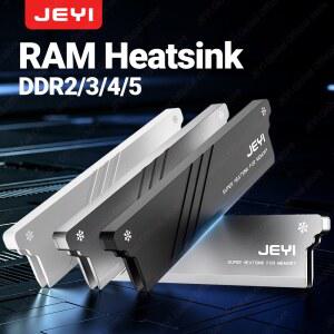JEYI RAM 방열판 쿨러 DDR2 DDR3 PC 메모리 패드 DDR4 열 DDR5용