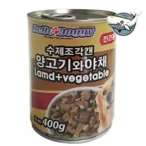 친절한탄씨 양고기와 야채 맛있는 강아지 사료 애견 간식 강아지통조림 강아지캔 강아지간식