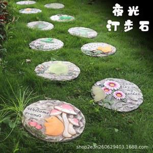 야광 디딤돌 정원 디딤돌 야외 원형마당석 옥상 전원주택 정원꾸미기 화강암 정원디딤돌