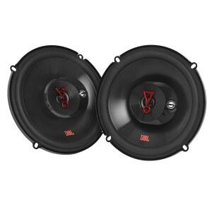 JBL 스테이지 3637F - 6.5인치 3방향 차량 오디오 스피커 그릴 없음 블랙