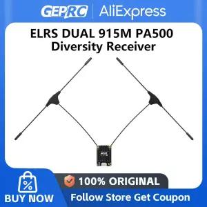 GEPRC ELRS 듀얼 915M PA500 다이버시티 리시버 고전력 PA 칩 와이파이 DIY FPV 쿼드콥터 장거리 프리 드론
