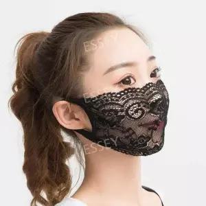레이디스 마스크 여름 슬림 성인용 레이스