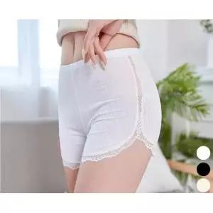 시스루 레이스 여자 스판 속바지 성인 학생 속반바지 (WC35BEF)