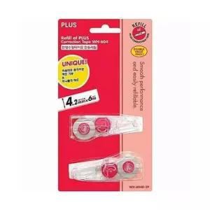 플러스 수정테이프 4.2mm 레드 리필 (본체별도) 플러스수정테이프 (WC9471C)