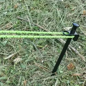 고품질 캠핑용 네온 반사광 타프줄 로프 4mm x 5m (W8FB2E7)
