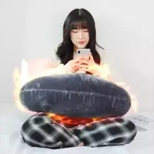 고품질 국산 밍크 극세사 온열 반달 대형 쿠션 중형 미용실쿠션 네일샵쿠션 (W9C4FBE)