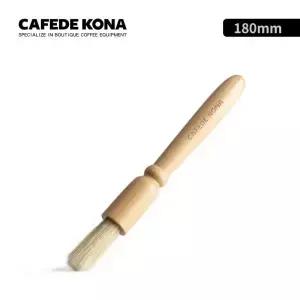 CAFEDE KONA 나무 손잡이 청소 브러시 그라인더 카페 바 가정용 커피
