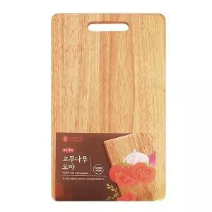 고무나무 원목도마 대 1P 주방 나무도마 커팅보드 우드도마 플레이팅도마 (WC4D5BA)