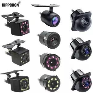 Hippcron 자동차 후면보기 카메라 8 LED 자동 주차 모니터 CCD 방수 HD 비디오 반전