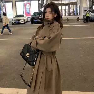 모직 엑스트라 롱코트 여성 시어링 누빔 여자 겨울 야상