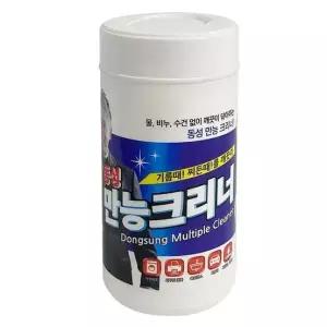 (70매) 산업용 물티슈 세정 세제 싱크대 기름때 세척제 티슈