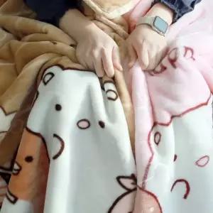 해피봉봉 밍크 무릎 담요 이불 겨울담요 무릎담요 (WDAEB61)