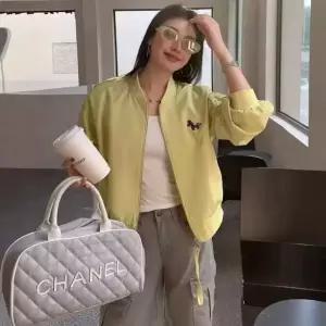 블랙팬서 여친 봄 야상 긴팔 자수 코트 점퍼 조랑말 야구넥 OPH1