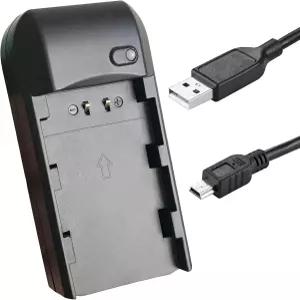 NP-FV5 플러스 3.7V 2000mAh 배터리 및 코펀쿨 비디오 카메라 캠코더 충전기