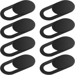 AOZUO 얇은 웹캠 커버 슬라이드 8PCS 휴대폰 카메라 노트북 차단 슬라이더 태블릿 데스크톱 PC 스마트폰과