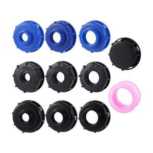 IBC 탱크 어댑터 연료 피팅 S60 스레드 캡 60mm to1 3/4 1/2 암 탭 커넥터 정원 관개 밸브