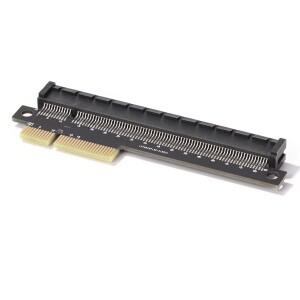 PCIE 라이저 카드 확장 스티어링 어댑터, 익스프레스 x4 에서 x16 비디오 그래픽 변환기, 4X 16X