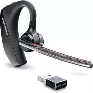 Plantronics - Voyager 5200 UC 폴리 블루투스 싱글 이어 모노럴 헤드셋 PC 및/또는 Mac에 연결할 수 있는