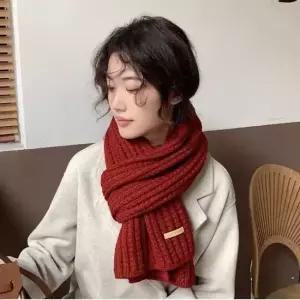 니트 남녀공용 데일리 목도리 롱스카프 뜨개목도리 니트목도리 겨울목도리 뜨개질목도리
