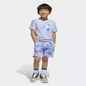 아디다스 키즈 X 디즈니 릴로앤스티치 상하의 세트 - 라이트퍼플 JD4558 아동