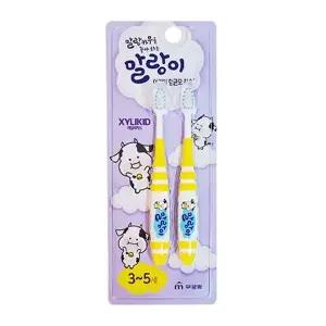 [하프클럽/알티피아]자일리키드 말랑이칫솔 2스텝/3세~5세 2개입/유아칫솔