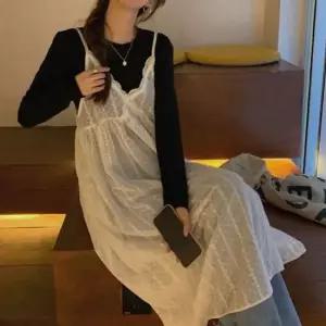 셀럽하우스 시스루 레이스 화이트 원피스 나시 뷔스티에 셔츠 티셔츠
