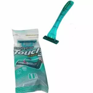도루코 3중날 터치3 휴대용 일회용 면도기 10P TP900 턱수염