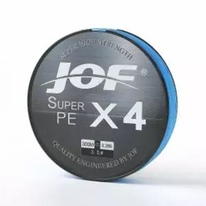 PE합사라인 JOF 4합사 낚싯줄 3호 300m 블루 PE 내림 원투낚시