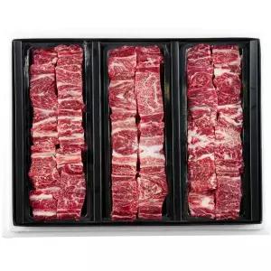 [좋은소식한우](강남점)농협안심한우 갈비냉동세트 2.7kg (1등급) 찜갈비(900g*3팩)(냉동)
