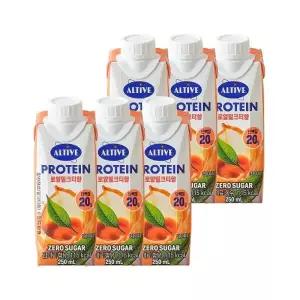 얼티브 프로틴 로얄밀크티 250ml x6개