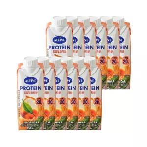 얼티브 프로틴 로얄밀크티 250ml x12개