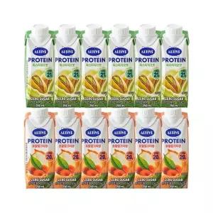 얼티브 프로틴 피스타치오 250ml x6개+로얄밀크티 250ml x6개