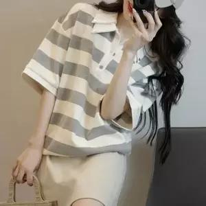 더블 카라 반팔 숙 MFNC040103 루즈핏 XL 남방 신상 니트 루즈핏 롱블라우스 하객룩 비치 겨울