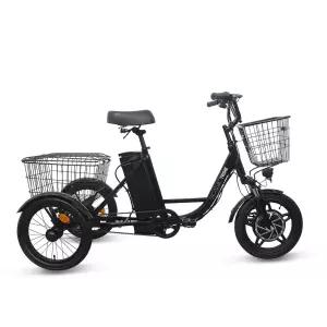스카닉 트라이크16 TRIKE 실버 여성용 주부 세발 삼륜 전동 전기자전거 48V