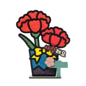 민화샵 MDF클레이화분카네이션 S250098B (1개입)
