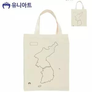 ( )에코백 그리기가방 캐주얼가방 면가방 큰숄더백 캔버스 그림가방 한국지도 나라사랑