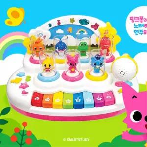 18개월 아기피아노 장난감 핑크퐁 동요 마이크 연주 3세 어린이 두돌 2세