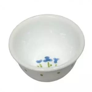 ( )파랑꽃 도자기 미니볼 9.7cm 디저트 그릇 앞접시 찬기 다용도 식기