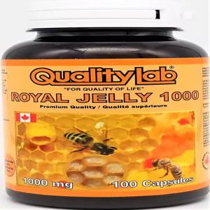 QUALLLAB 로얄 젤리 1000mg 소프트젤 캡슐 100개(캐나다산)