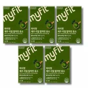[건강나라] 동국제약 마이핏 제주리얼 말차라떼맛 효소 30포 5박스