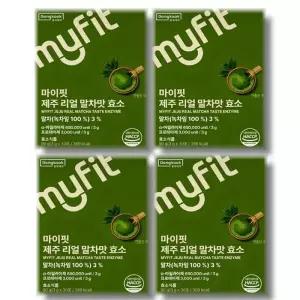 [건강나라] 동국제약 마이핏 제주리얼 말차라떼맛 효소 30포 4박스