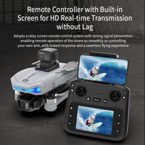 JJRC X40 PRO 드론 GPS 3축 팬틸트 전문가용 손떨림 방지 1080P HD 카메라 쿼드콥터 장난감 선물