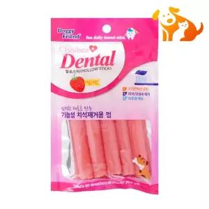 도기프렌드 할로스틱 기능성 치석제거용 껌 딸기맛 5p