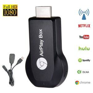크롬캐스트오디오 1080P 무선 와이파이 디스플레이 TV 동글 수신기 HDMI 호환 스틱 M9 플러스 DLNA 미라캐스트용 애니캐스트 에어플레이용